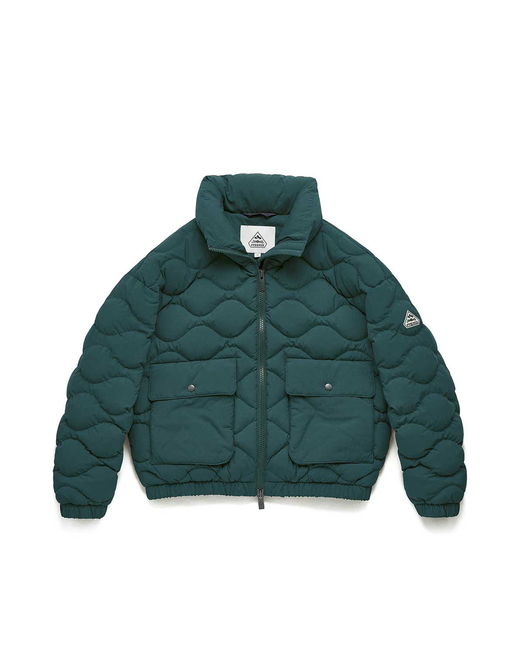 Doudoune courte bomber Pyrenex Enola baltic green