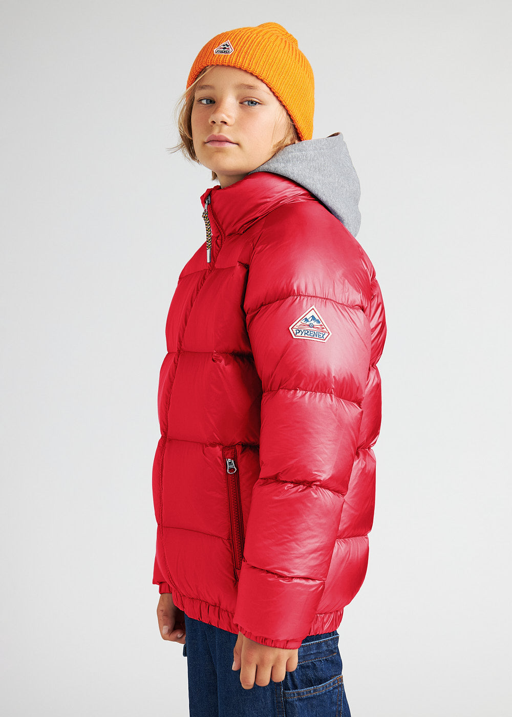Doudoune pour enfant Pyrenex Vintage Mythic rouge