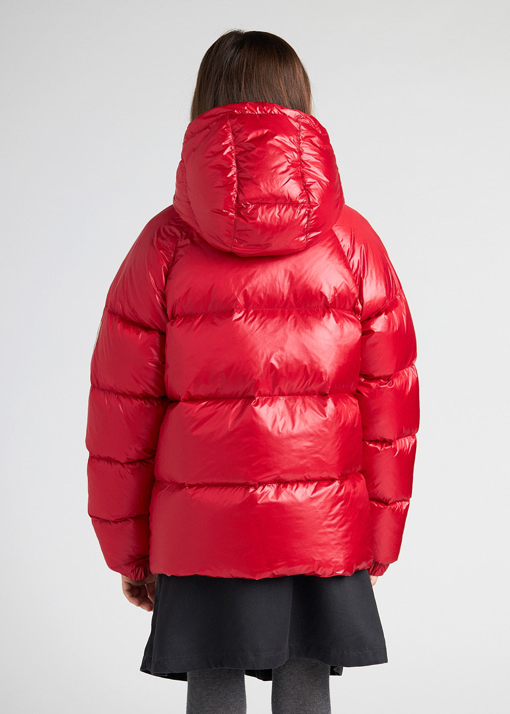 Doudoune à capuche enfant Pyrenex Sten rouge
