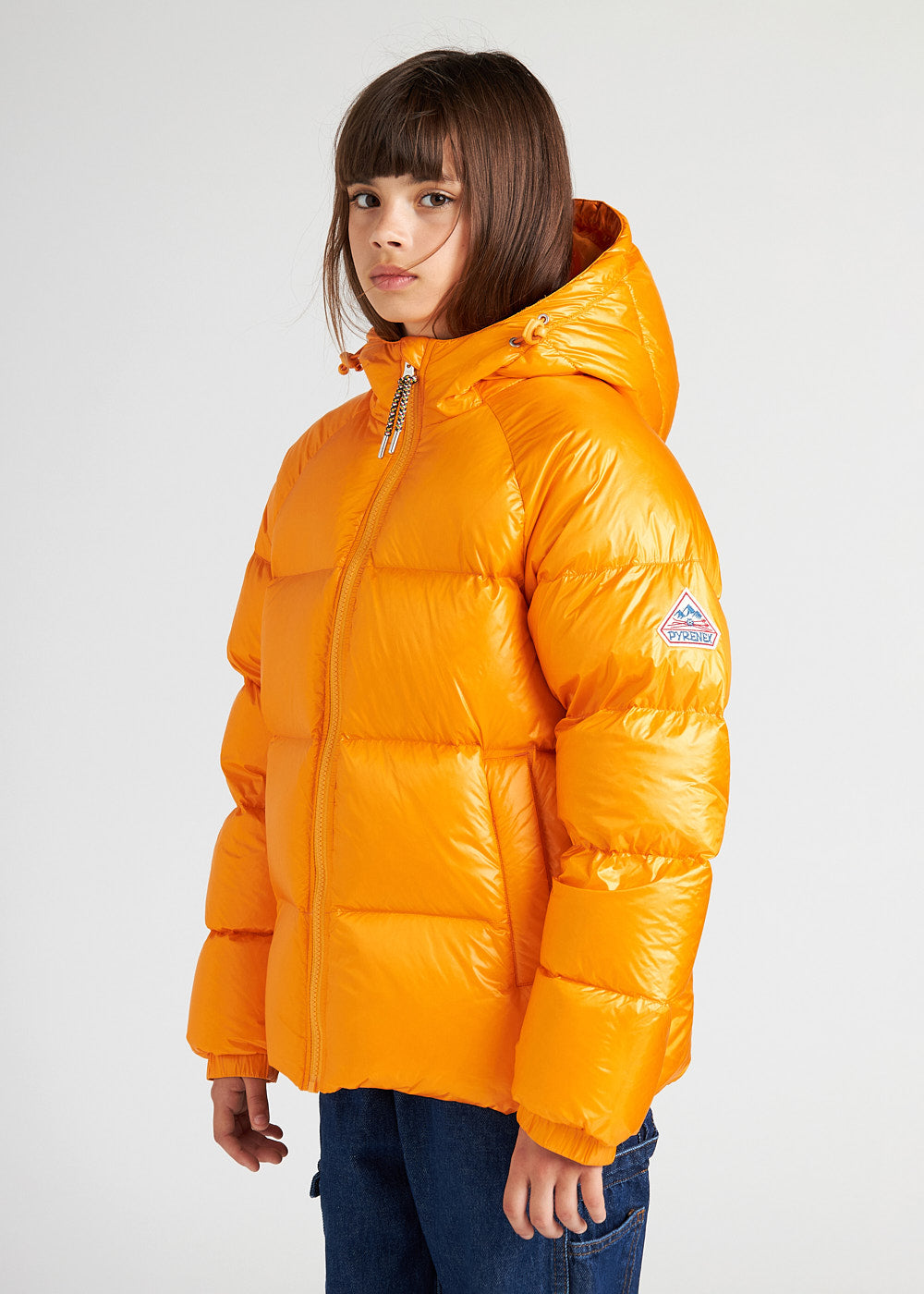 Doudoune à capuche enfant Pyrenex Sten Cadium Yellow