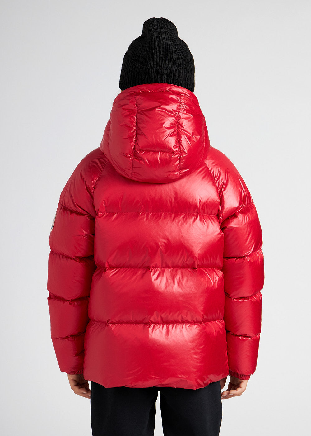Doudoune à capuche enfant Pyrenex Sten rouge