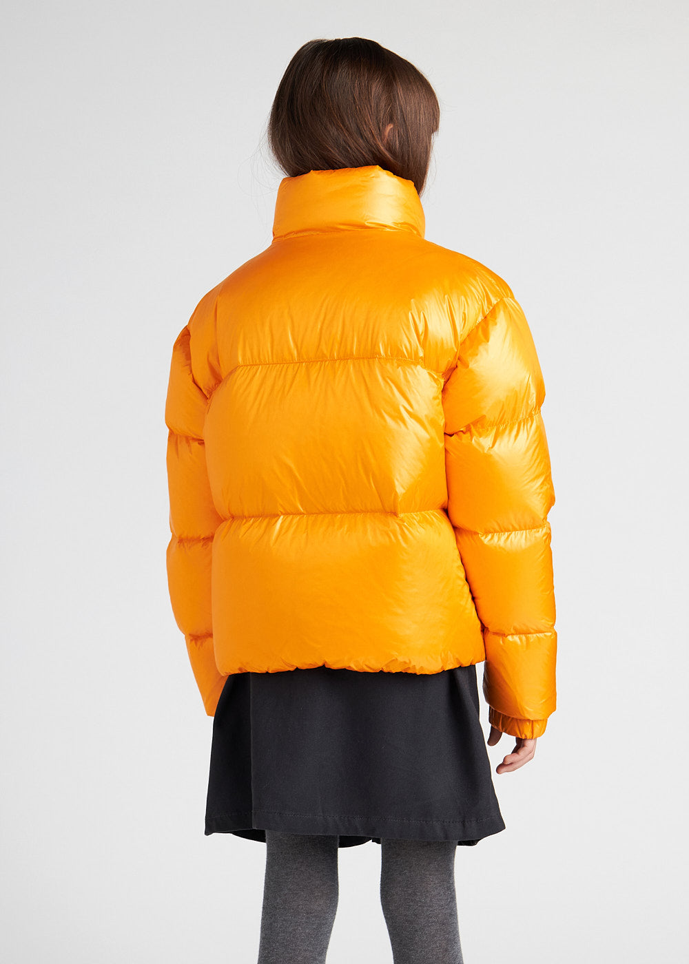 Doudoune brillante pour fille Pyrenex Goldin Cadium Yellow