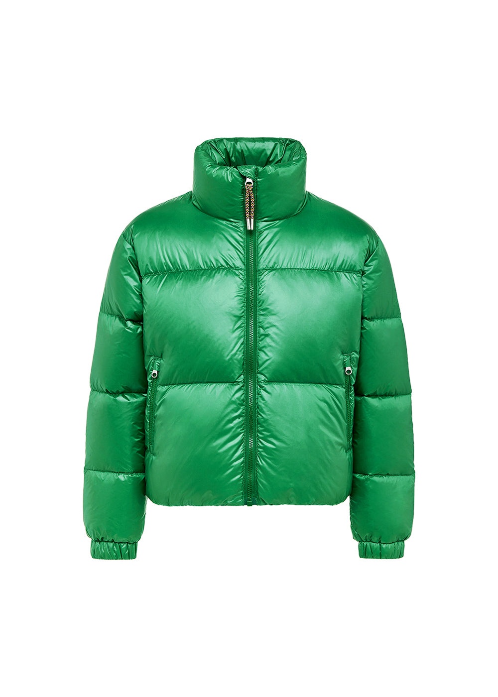 Doudoune brillante pour fille Pyrenex Goldin verte