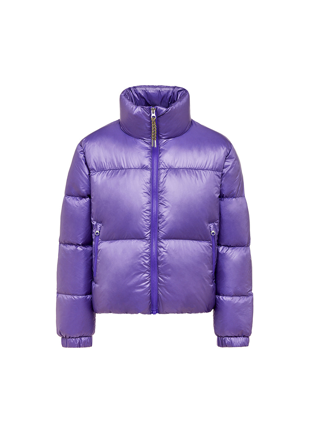 Doudoune brillante pour fille Pyrenex Goldin Purple Heart