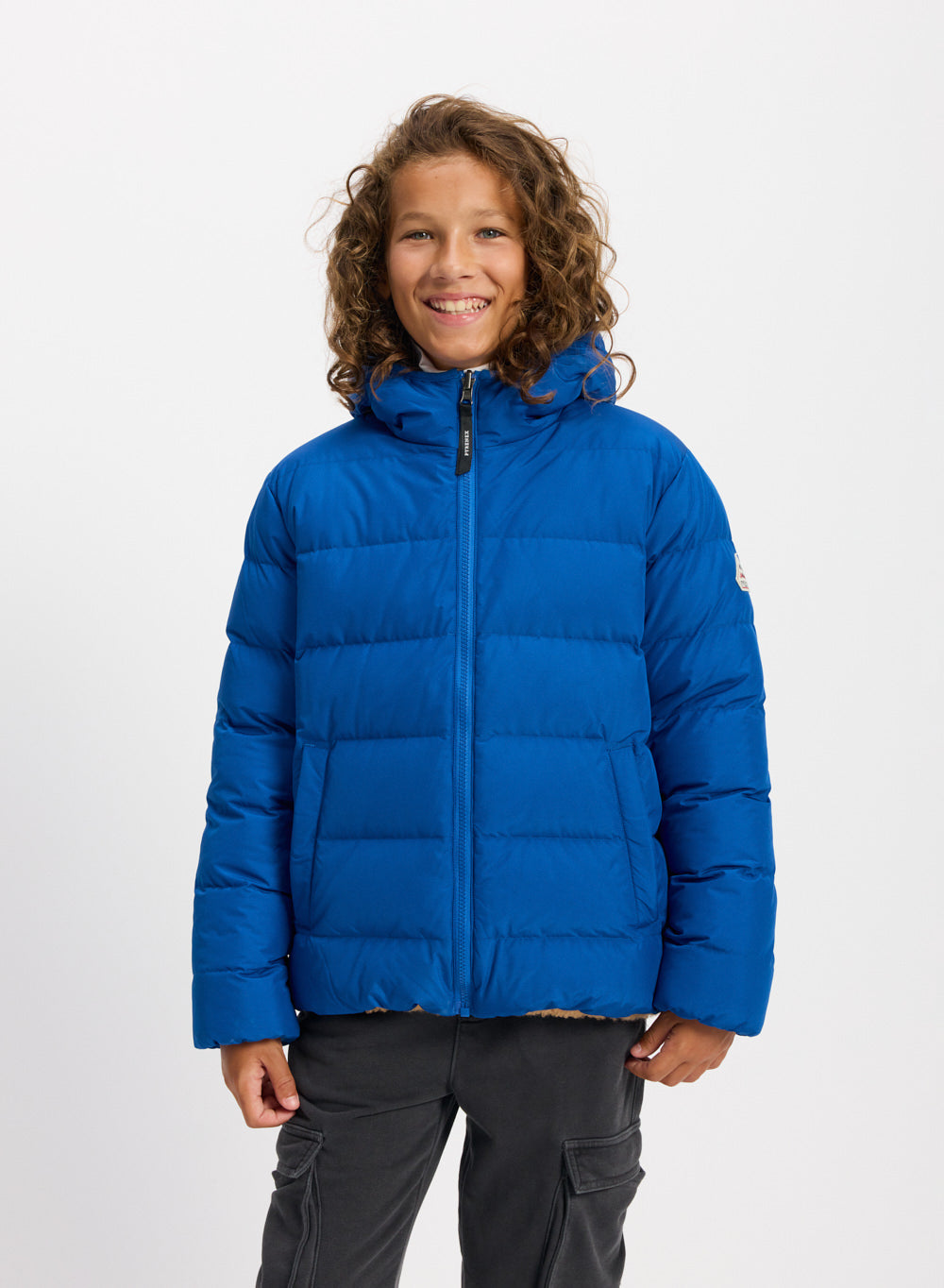 Doudoune réversible enfant Pyrenex Keylinn bleu électrique