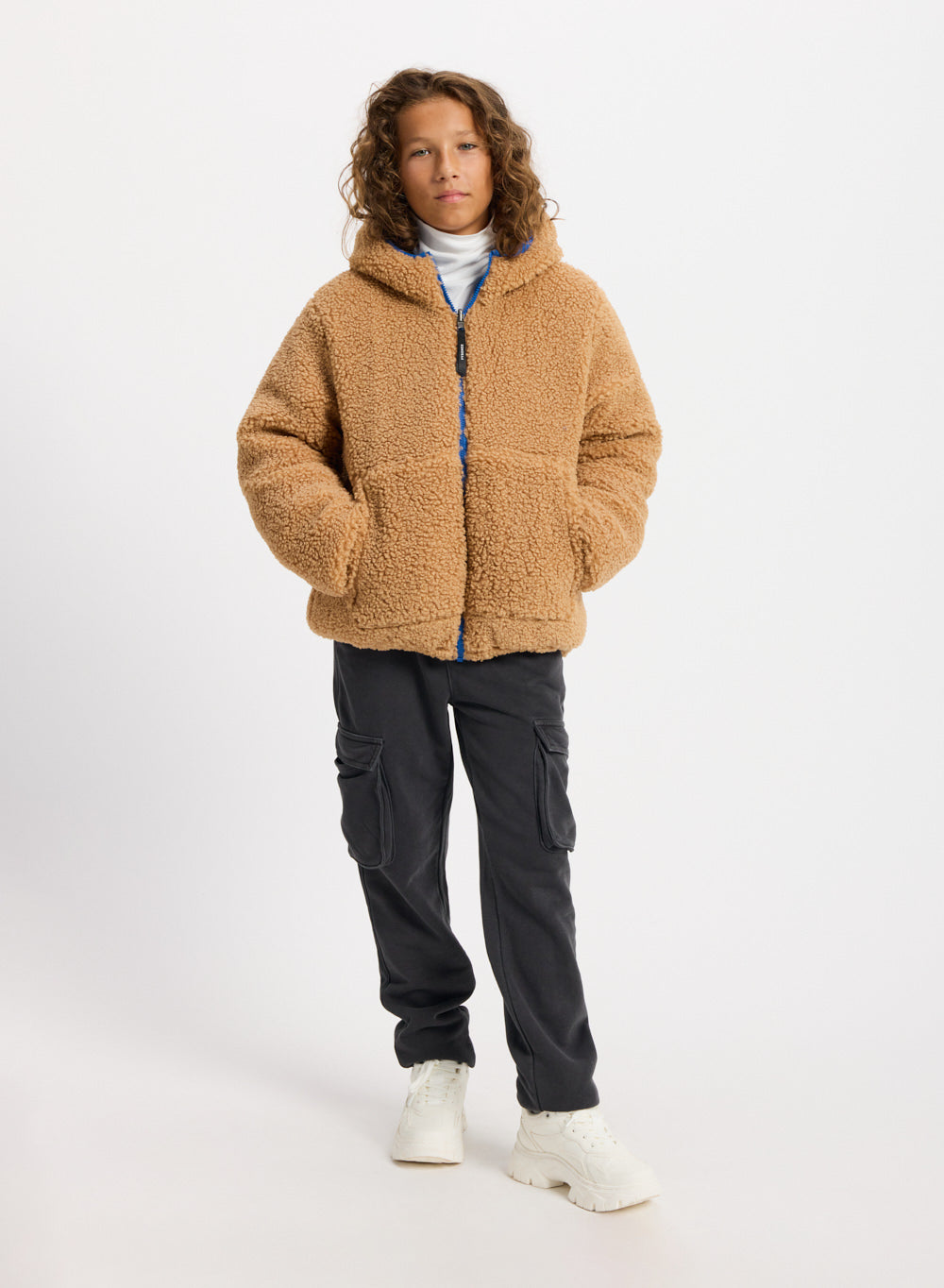 Doudoune réversible enfant Pyrenex Keylinn bleu électrique