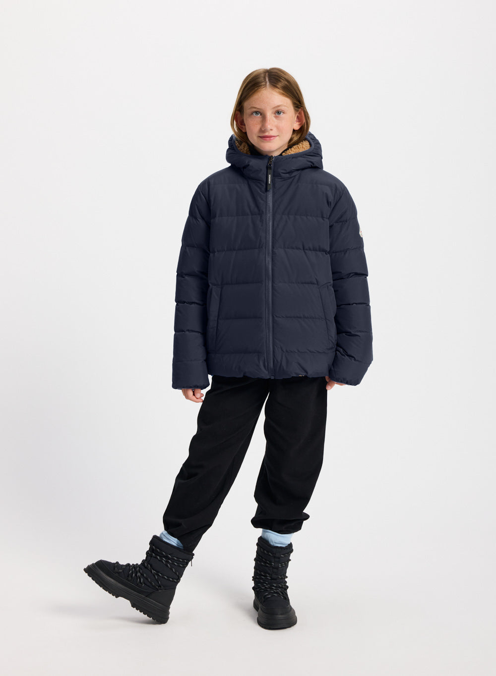 Doudoune réversible enfant Pyrenex Keylinn bleu marine