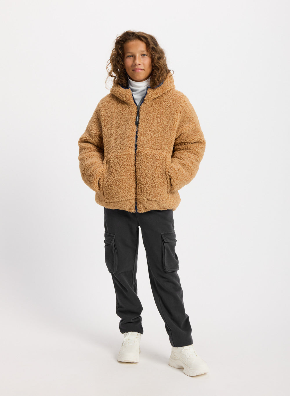 Doudoune réversible enfant Pyrenex Keylinn bleu marine