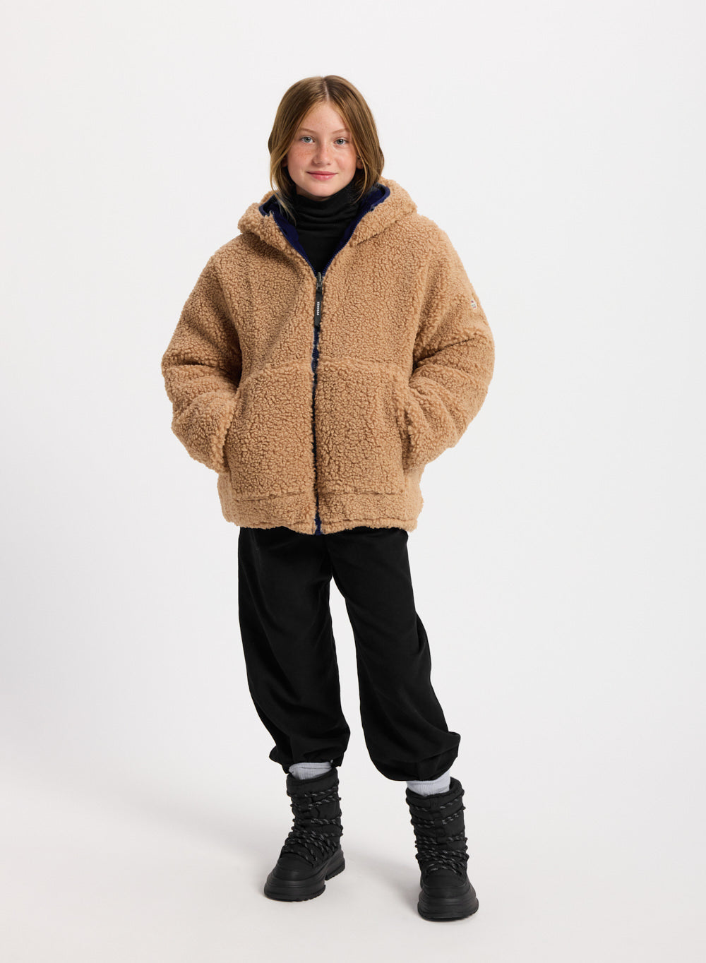 Doudoune réversible enfant Pyrenex Keylinn bleu marine