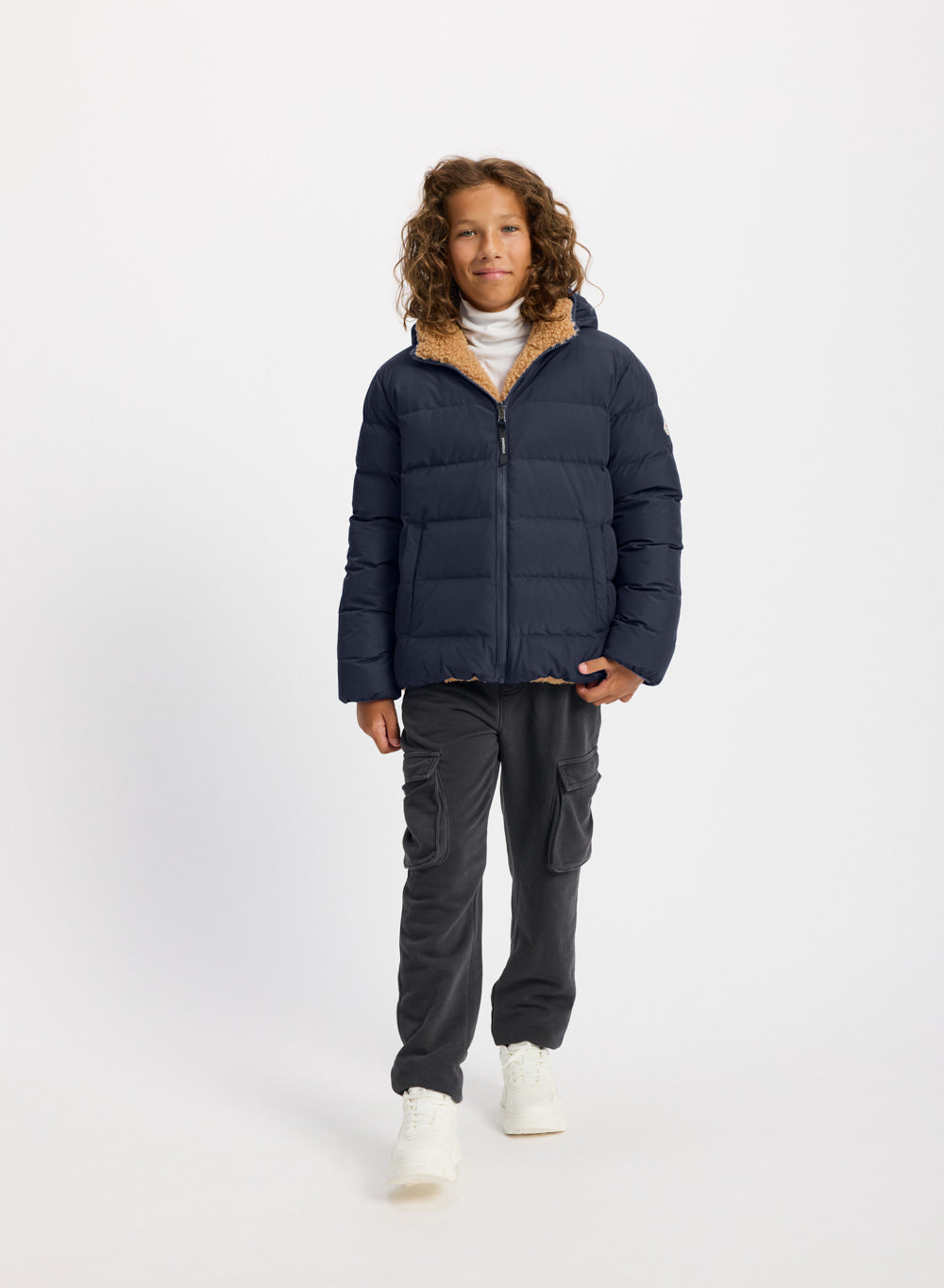 Doudoune réversible enfant Pyrenex Keylinn bleu marine
