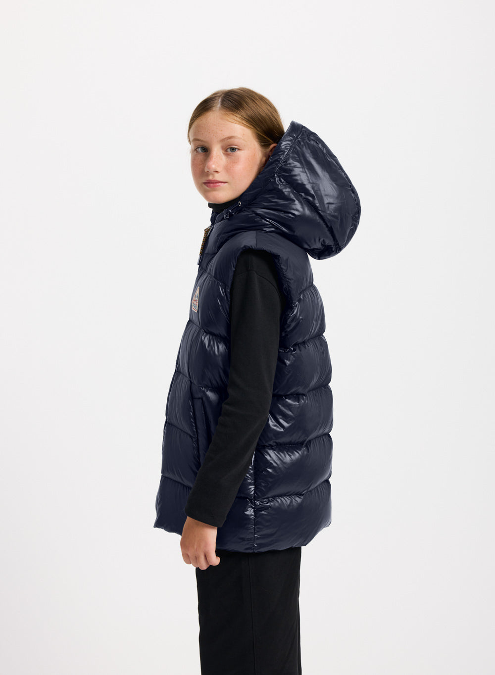 Doudoune sans manches enfant Pyrenex John bleu marine