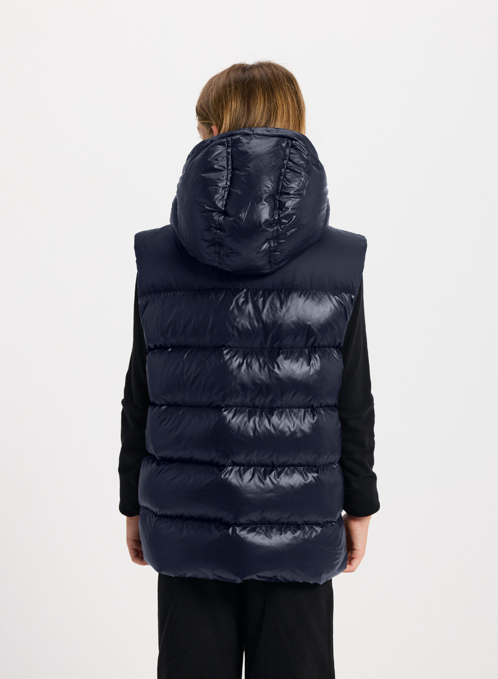 Doudoune sans manches enfant Pyrenex John bleu marine