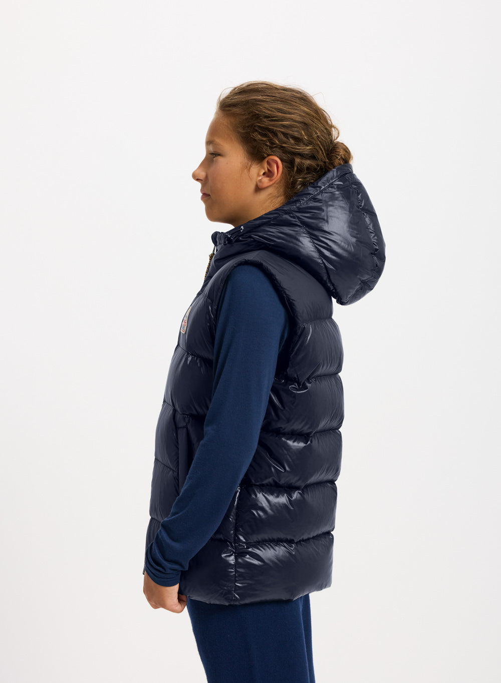 Doudoune sans manches enfant Pyrenex John bleu marine