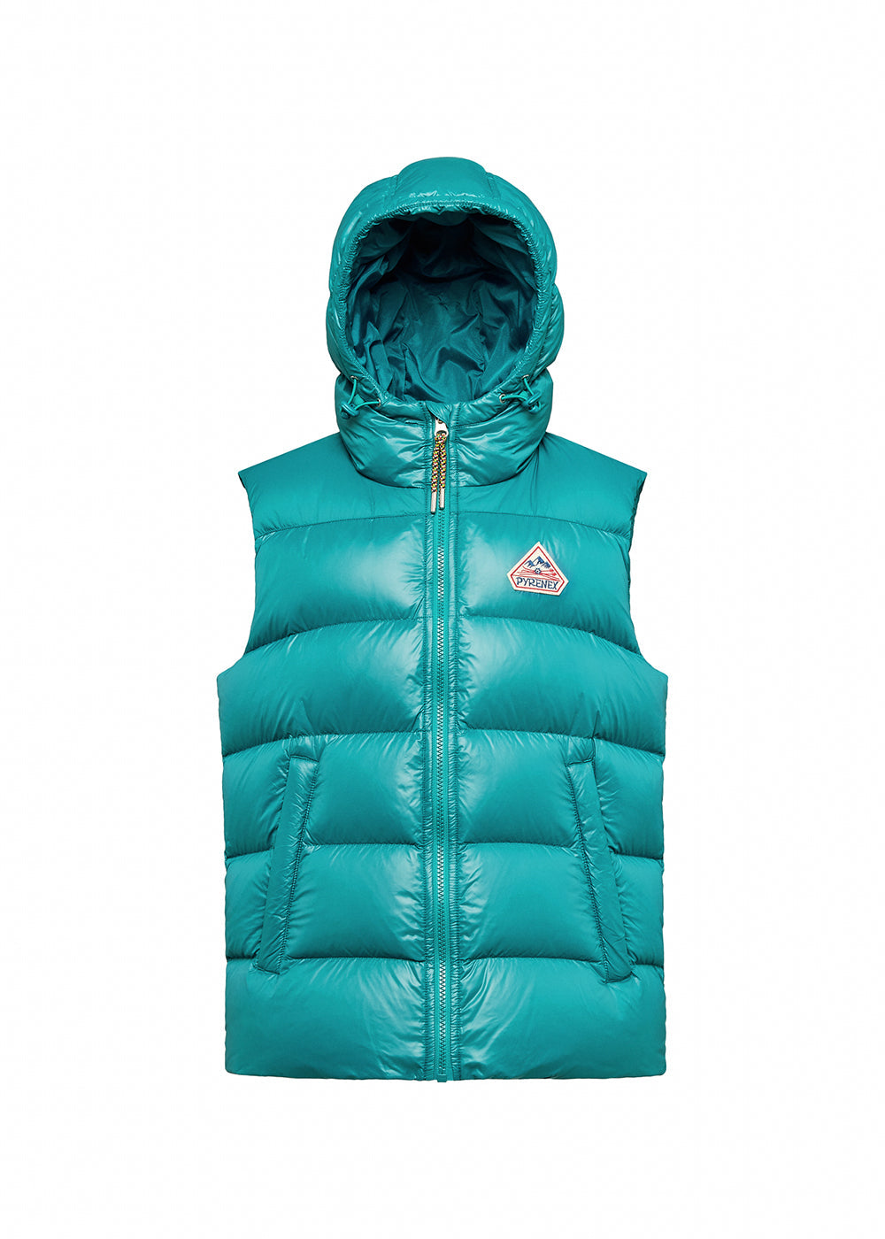 Doudoune sans manches enfant Pyrenex John bleu turquoise