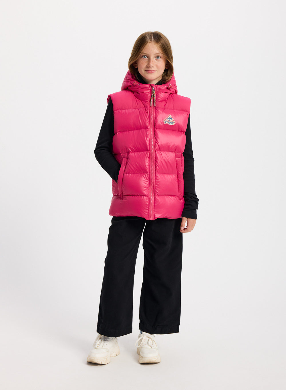 Doudoune sans manches enfant Pyrenex John fuchsia