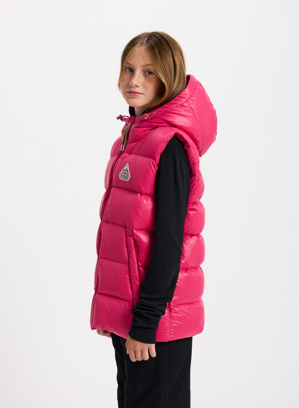 Doudoune sans manches enfant Pyrenex John fuchsia