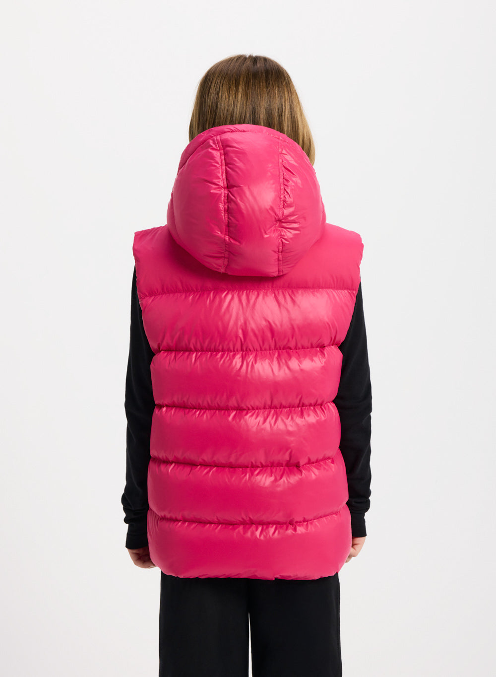 Doudoune sans manches enfant Pyrenex John fuchsia