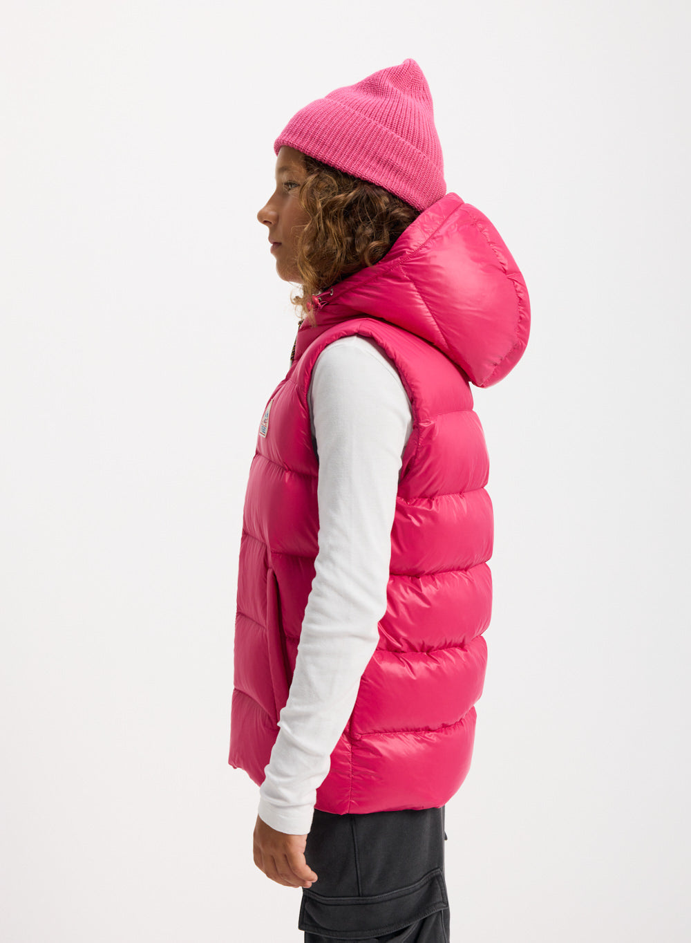 Doudoune sans manches enfant Pyrenex John fuchsia