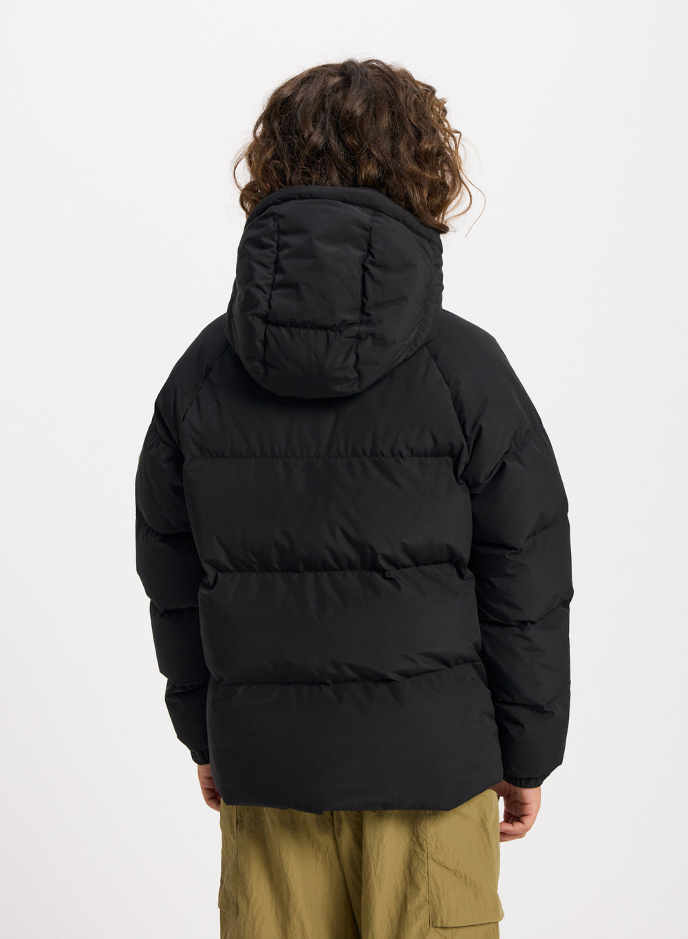 Doudoune enfant unisexe à capuche Pyrenex Sten Smooth noire