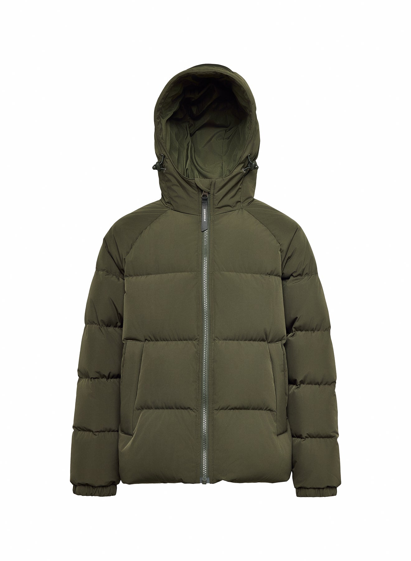 Doudoune enfant unisexe à capuche Pyrenex Sten Smooth khaki