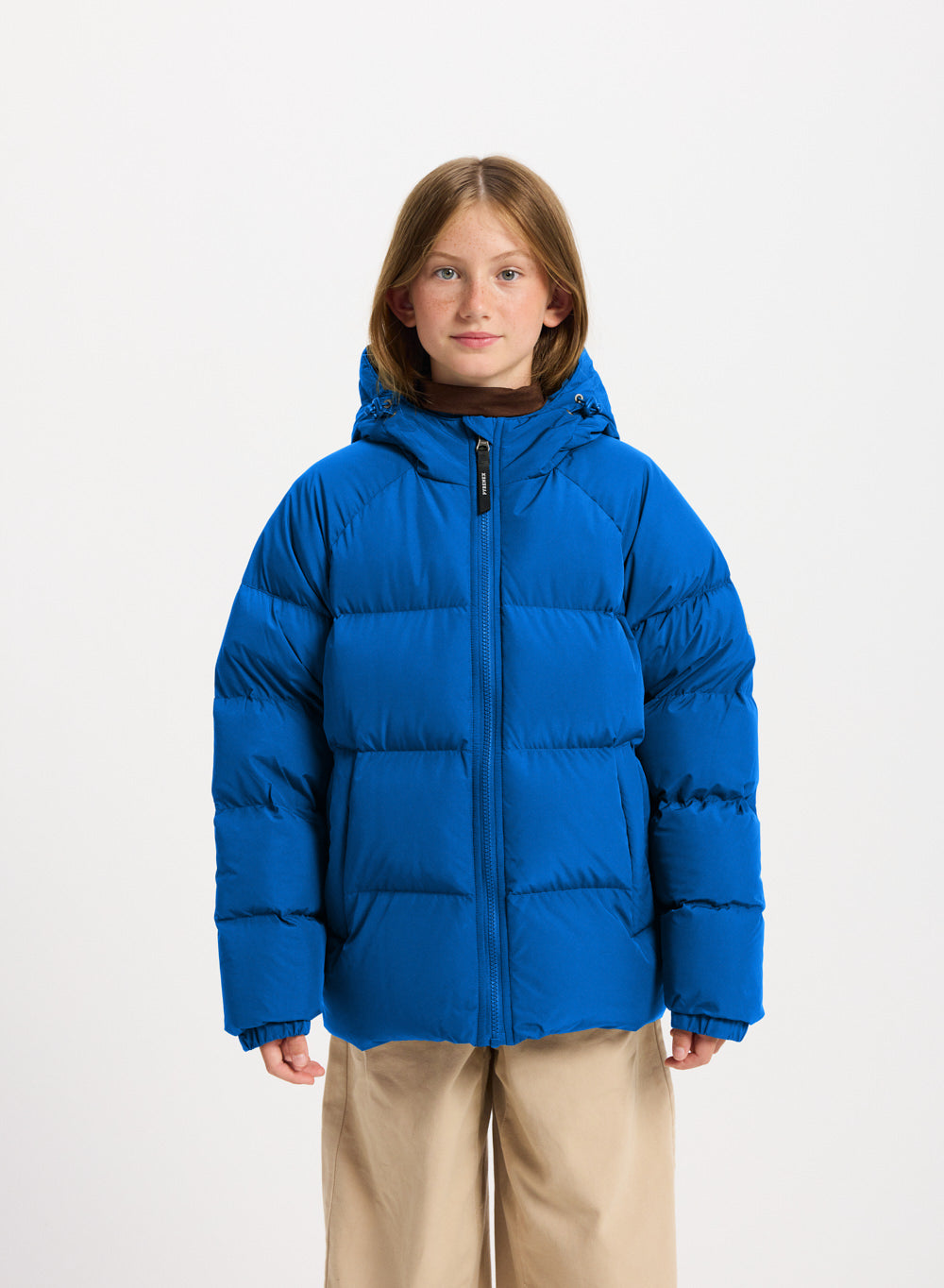 Doudoune enfant unisexe à capuche Pyrenex Sten Smooth adriatic