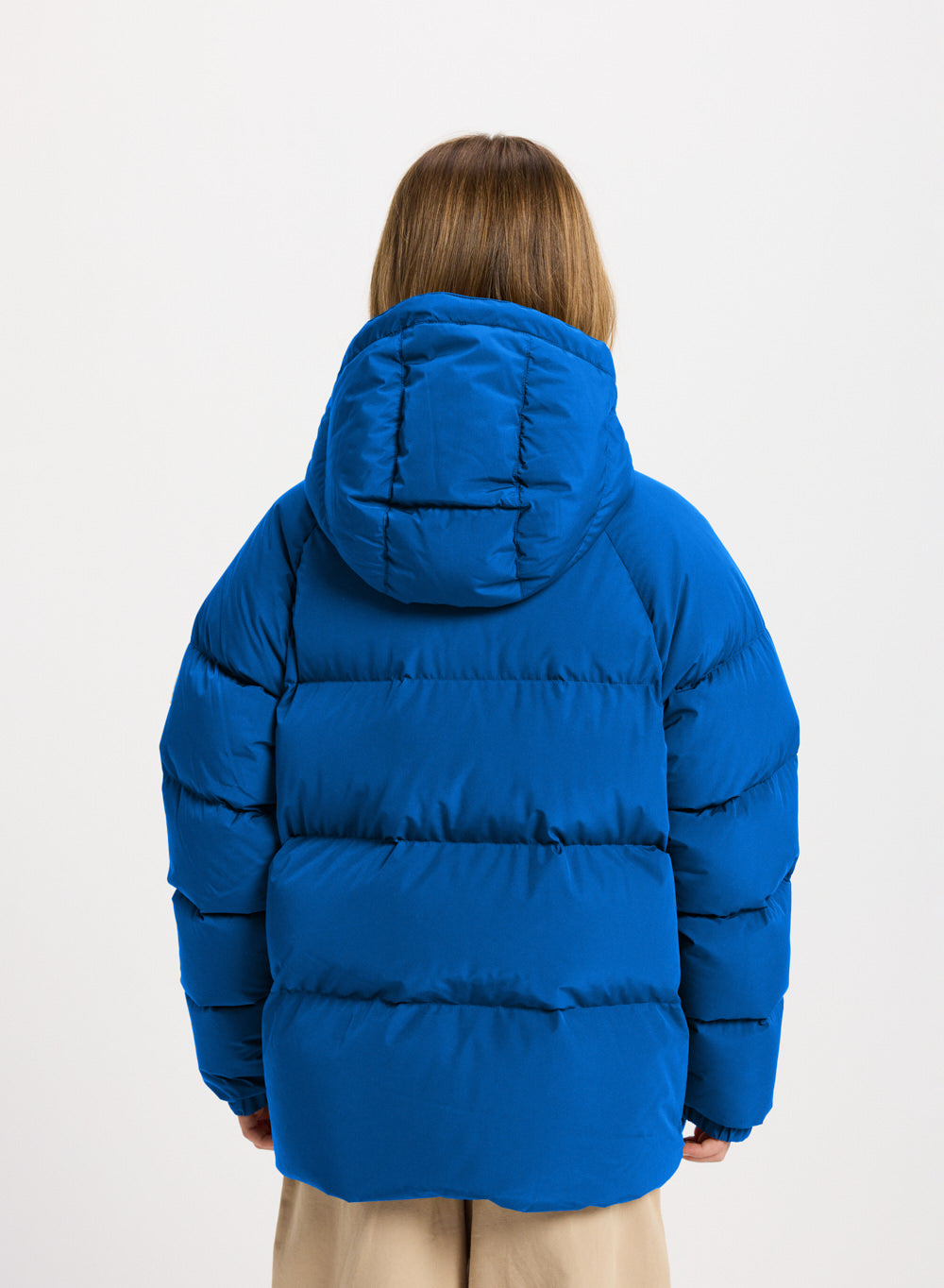 Doudoune enfant unisexe à capuche Pyrenex Sten Smooth adriatic