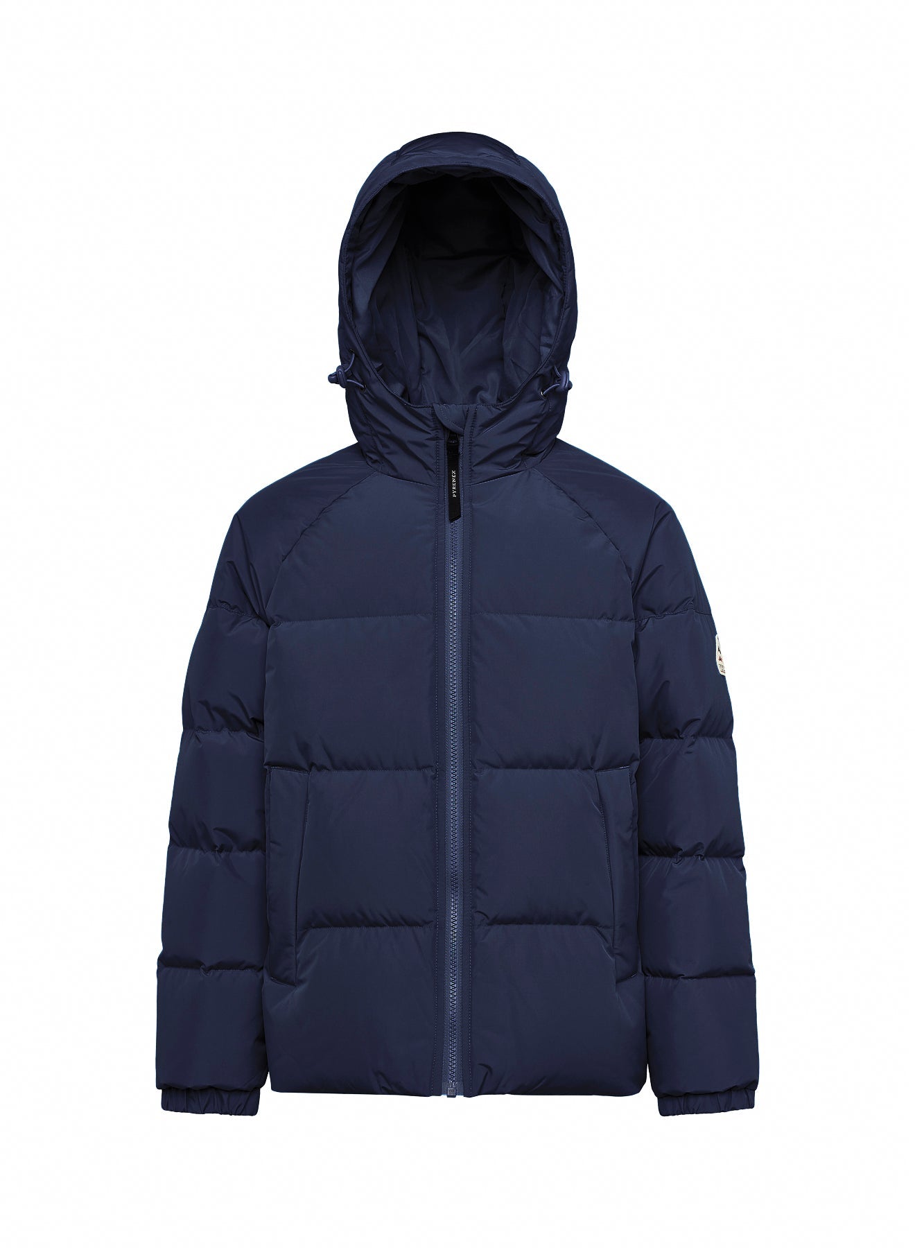 Doudoune enfant unisexe à capuche Pyrenex Sten Smooth bleu foncé
