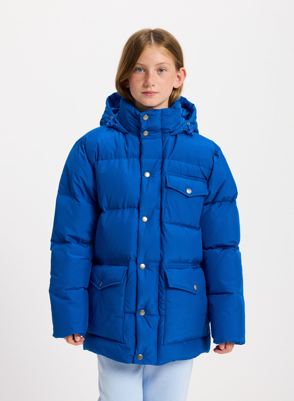 Doudoune hiver enfant Soal bleu électrique