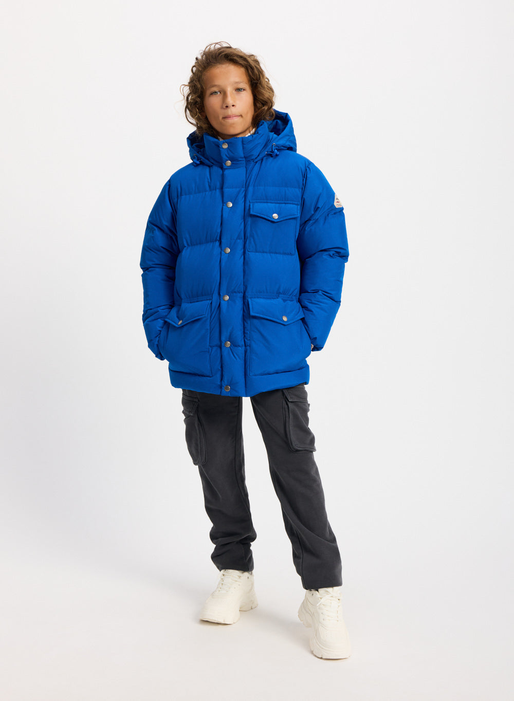 Doudoune hiver enfant Soal bleu électrique