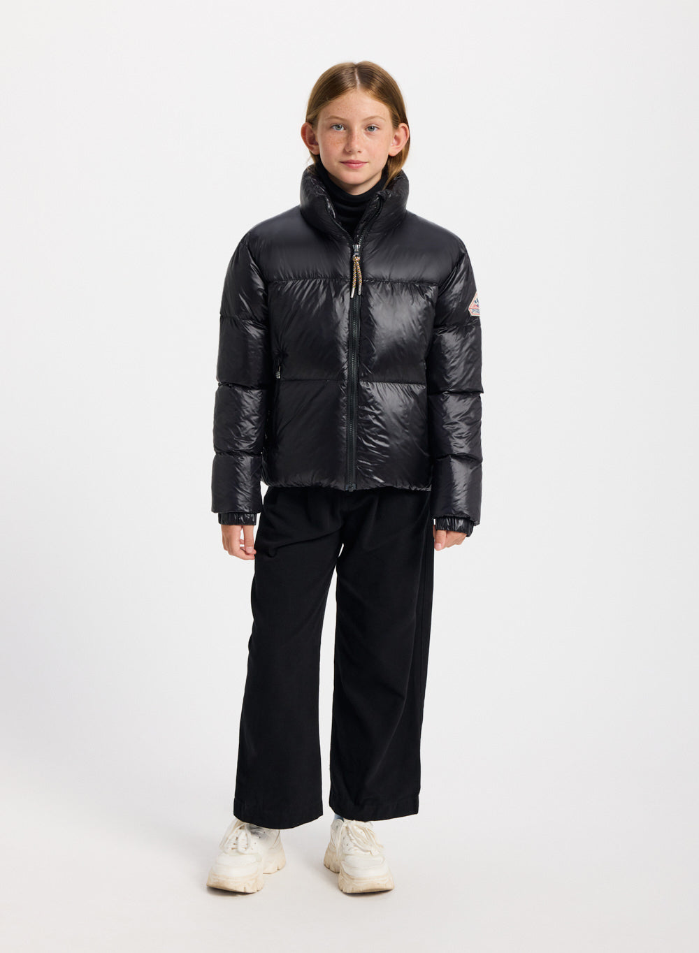 Doudoune brillante pour fille Pyrenex Goldin Black