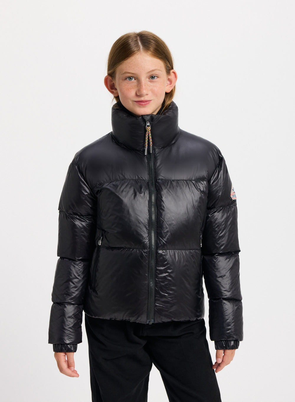 Doudoune brillante pour fille Pyrenex Goldin Black