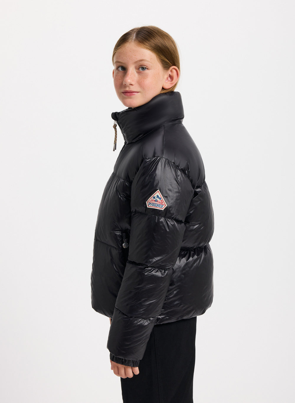 Doudoune brillante pour fille Pyrenex Goldin Black