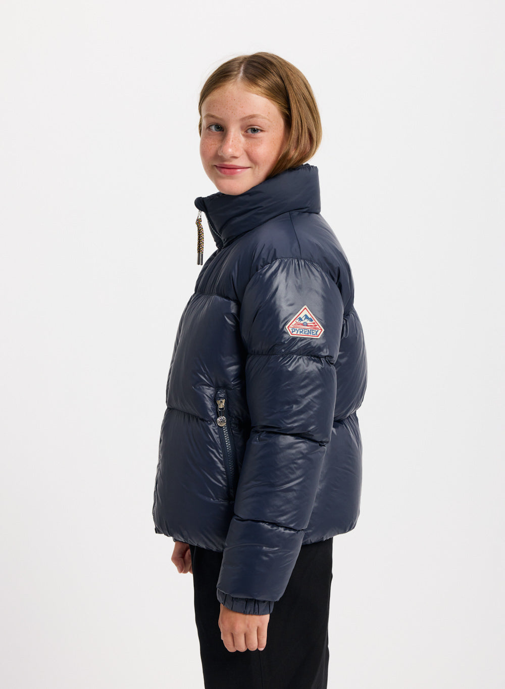 Doudoune brillante pour fille Pyrenex Goldin Amiral