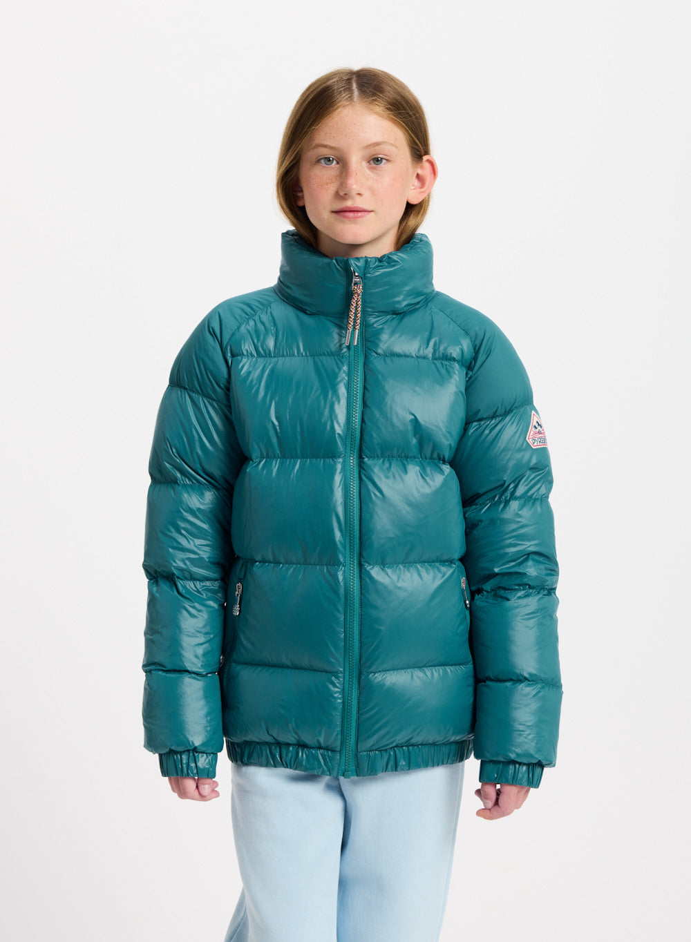 Doudoune pour enfant Pyrenex Vintage Mythic bleu turquoise