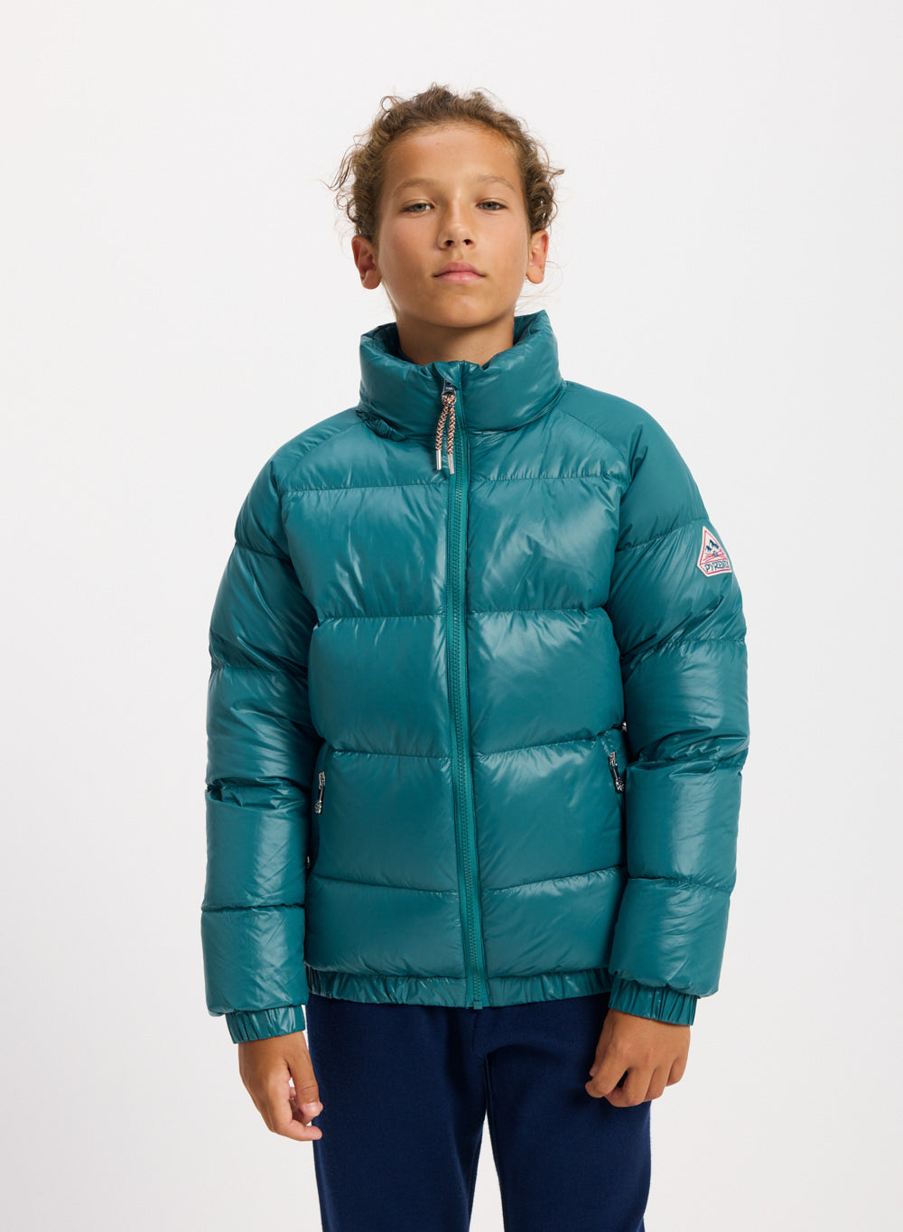 Doudoune pour enfant Pyrenex Vintage Mythic bleu turquoise