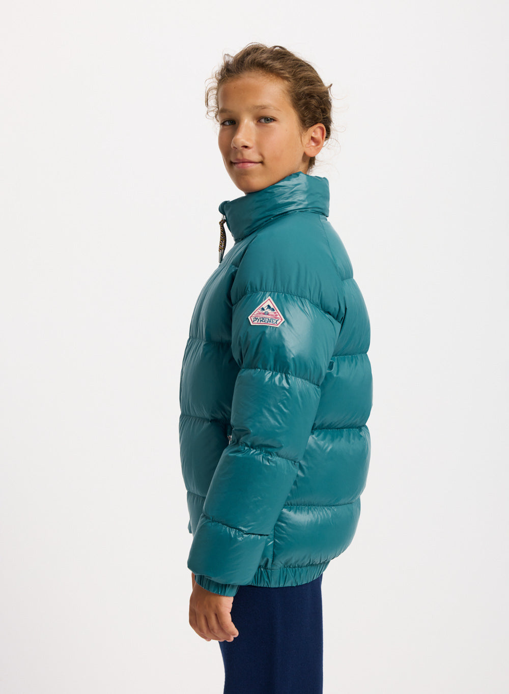 Doudoune pour enfant Pyrenex Vintage Mythic bleu turquoise