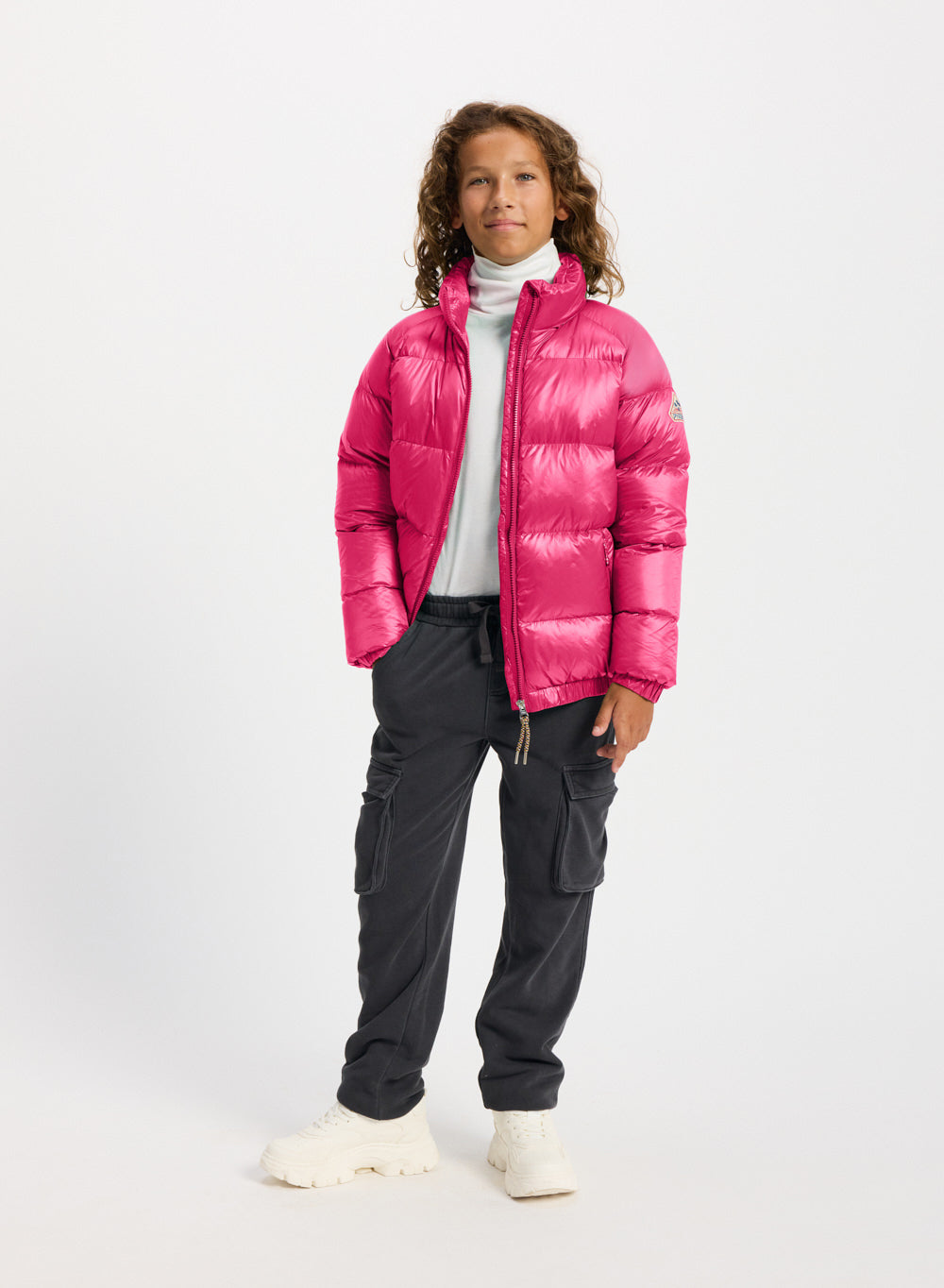 Doudoune pour enfant Pyrenex Vintage Mythic fuchsia