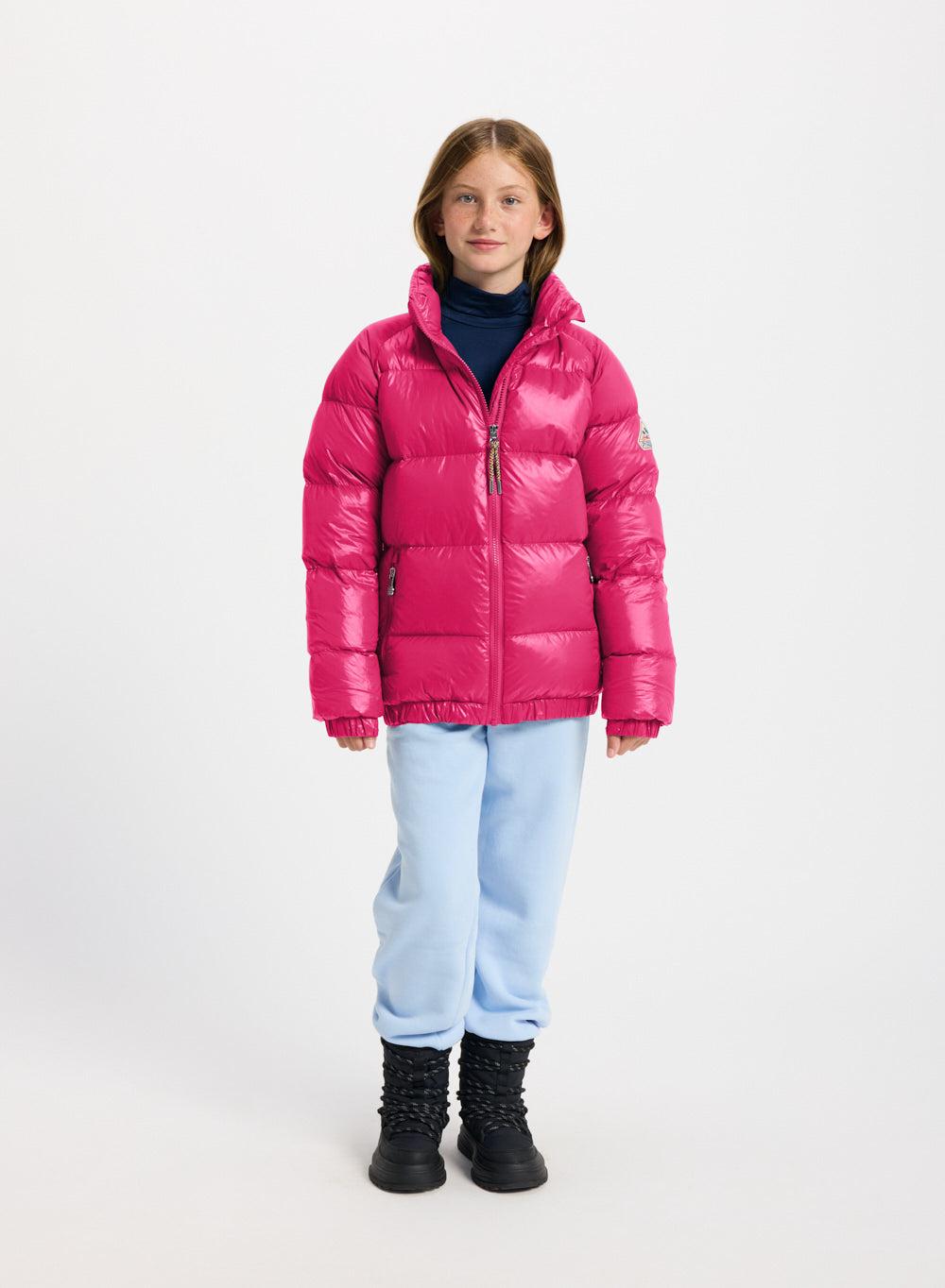 Doudoune pour enfant Pyrenex Vintage Mythic fuchsia