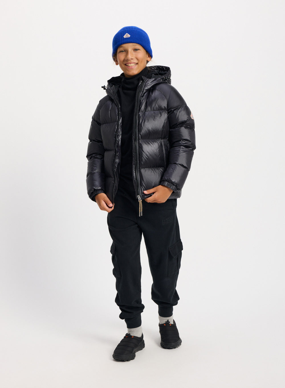 Doudoune à capuche enfant Pyrenex Sten noire