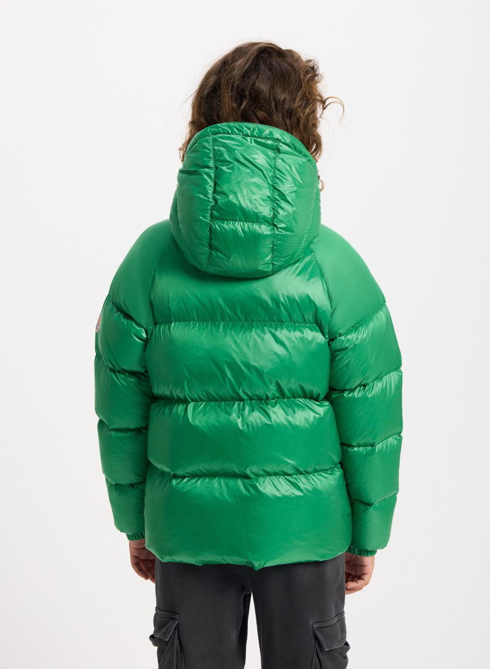 Doudoune à capuche enfant Pyrenex Sten verte
