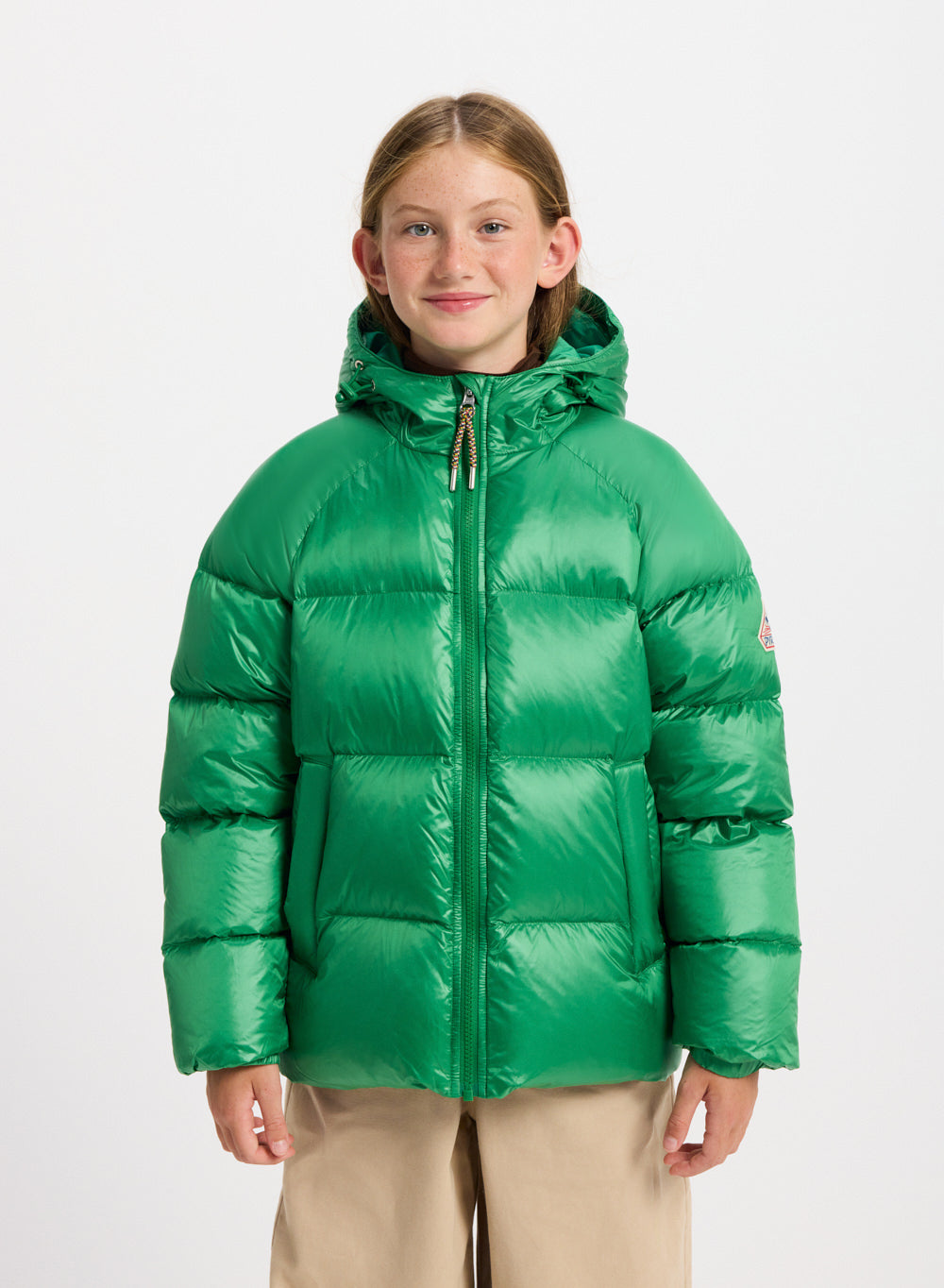 Doudoune à capuche enfant Pyrenex Sten verte