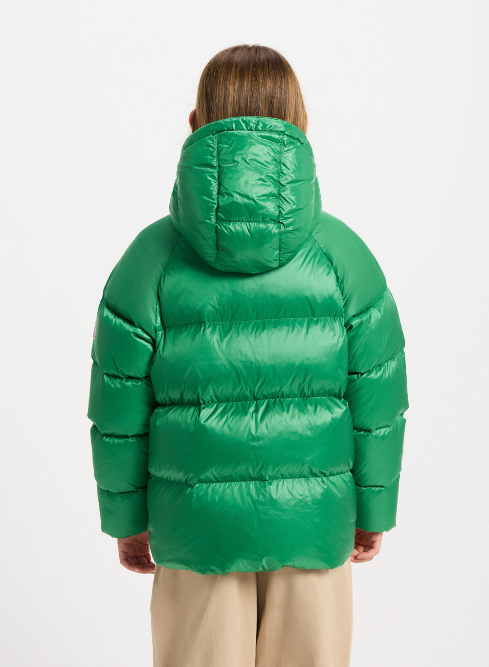 Doudoune à capuche enfant Pyrenex Sten verte
