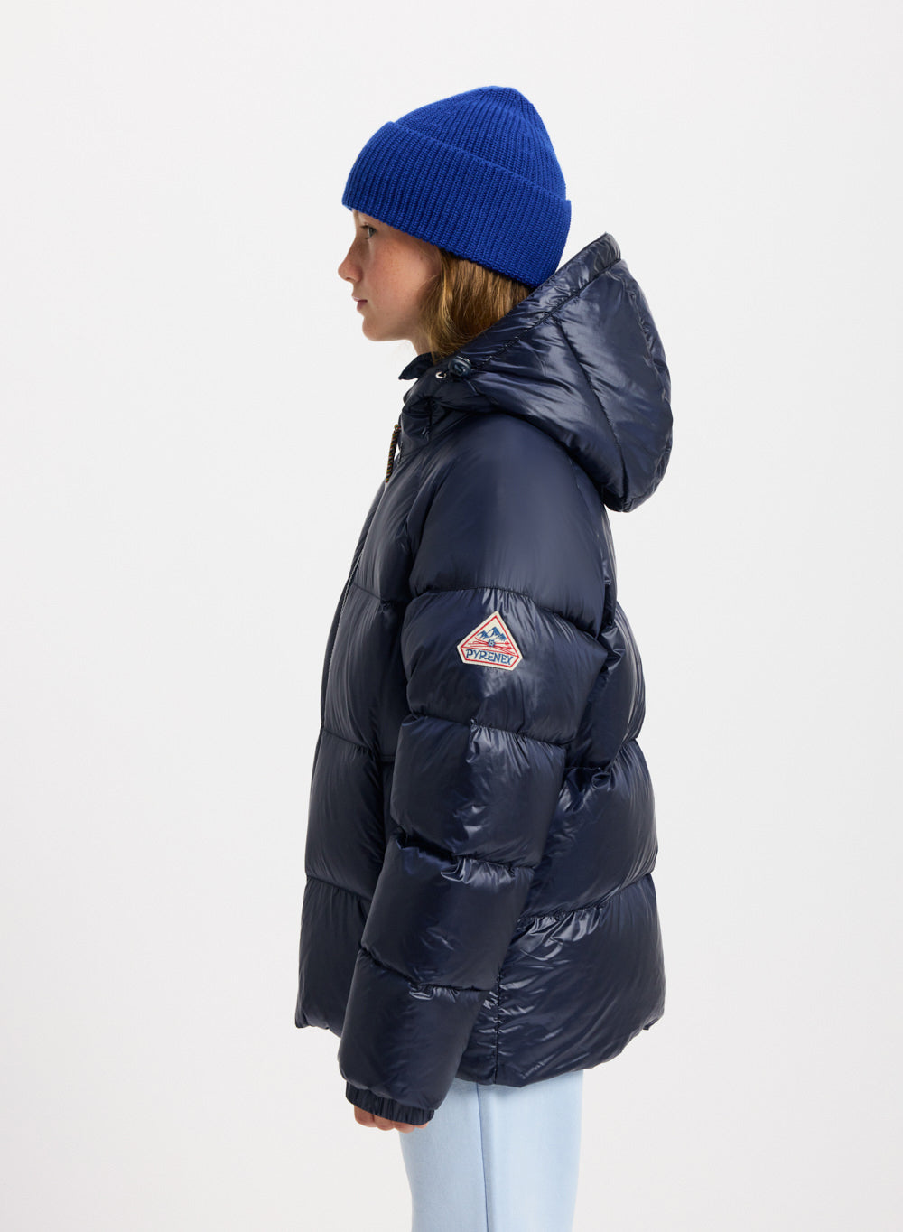 Doudoune à capuche enfant Pyrenex Sten Amiral