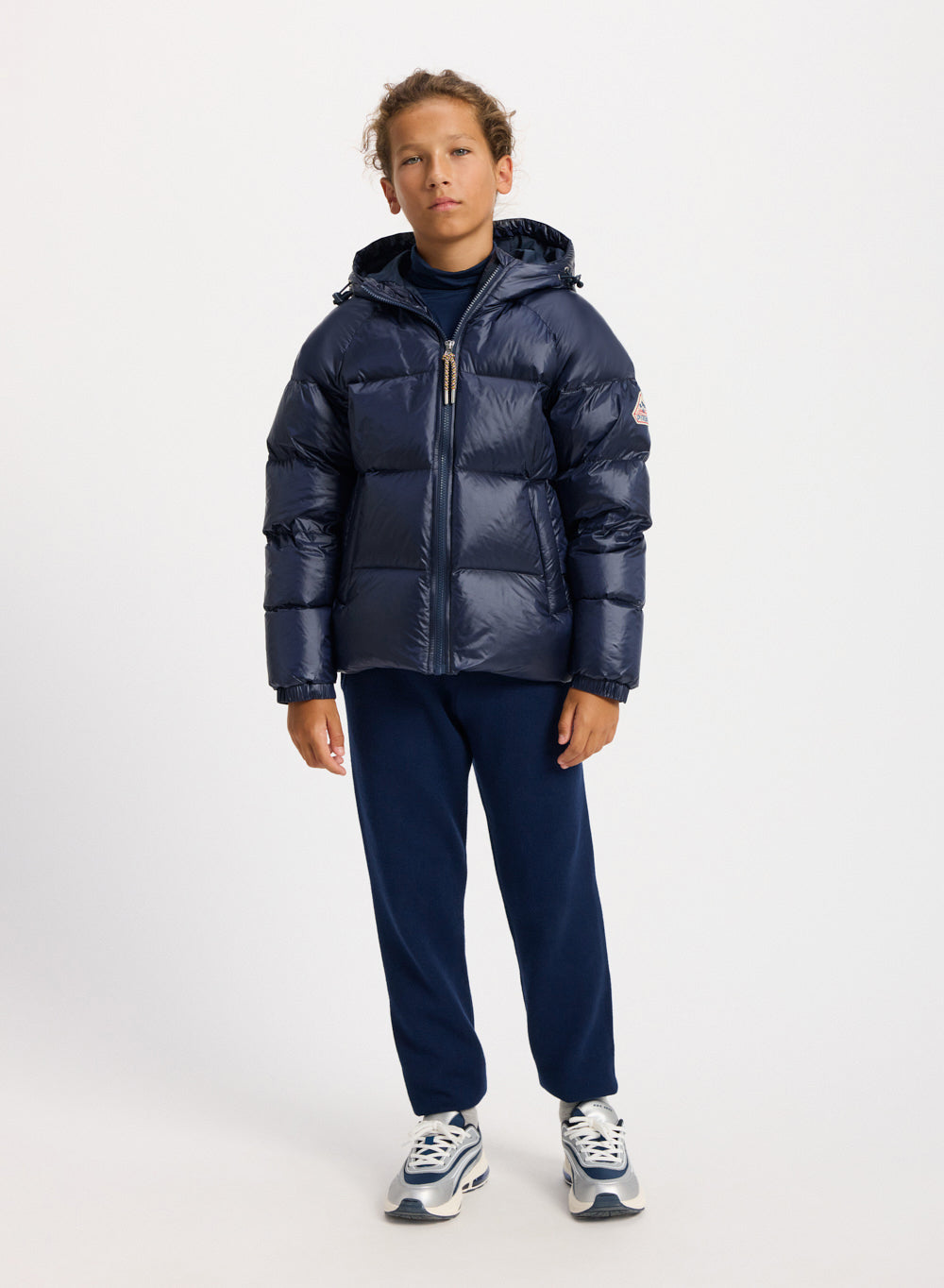 Doudoune à capuche enfant Pyrenex Sten Amiral