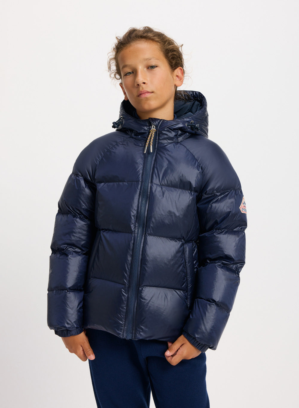 Doudoune à capuche enfant Pyrenex Sten Amiral