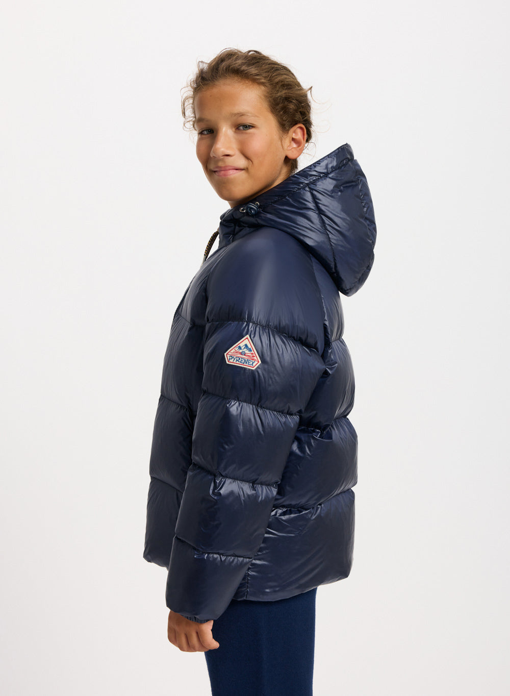 Doudoune à capuche enfant Pyrenex Sten Amiral
