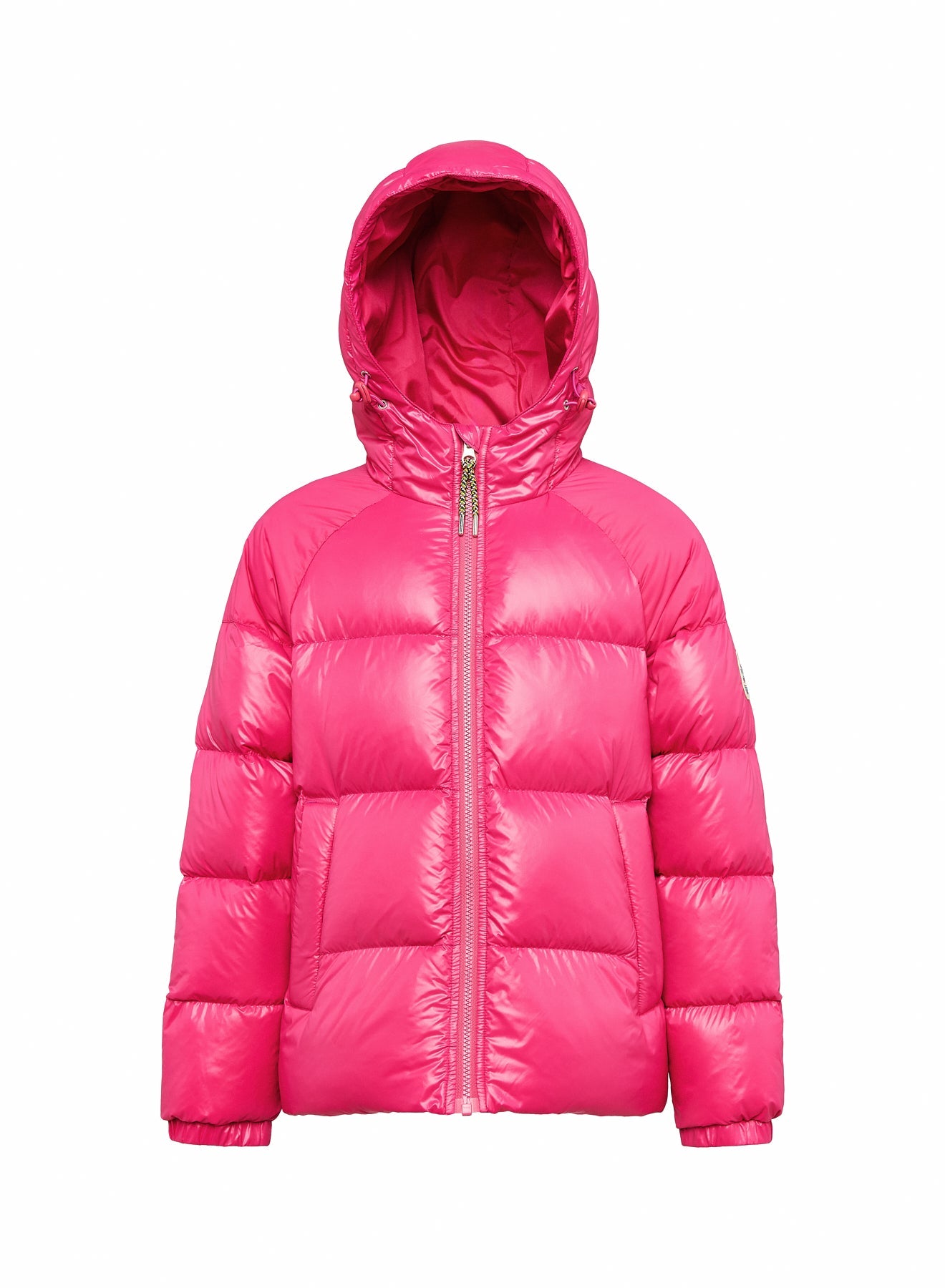 Doudoune à capuche enfant Pyrenex Sten fuchsia