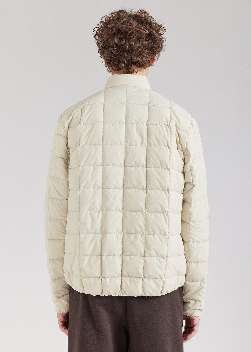 Doudoune légère homme Pyrenex Grid Oyster Grey