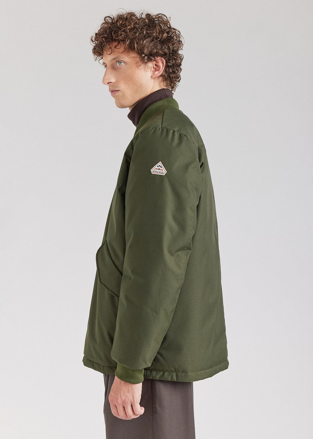 Blouson en duvet Pyrenex Soulom deep khaki