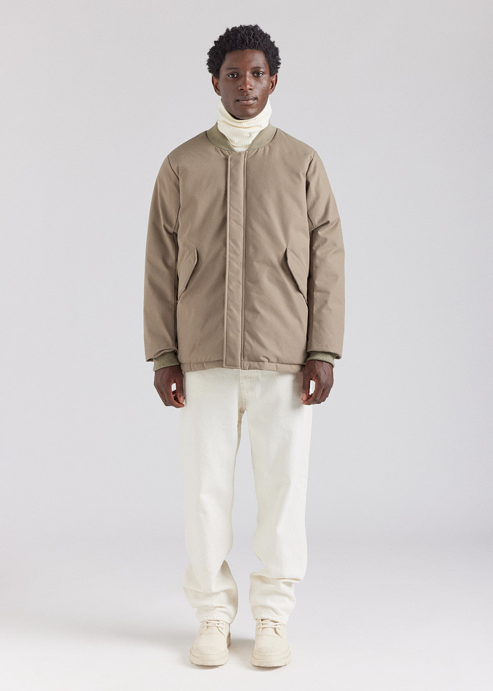 Blouson en duvet Pyrenex Soulom beige